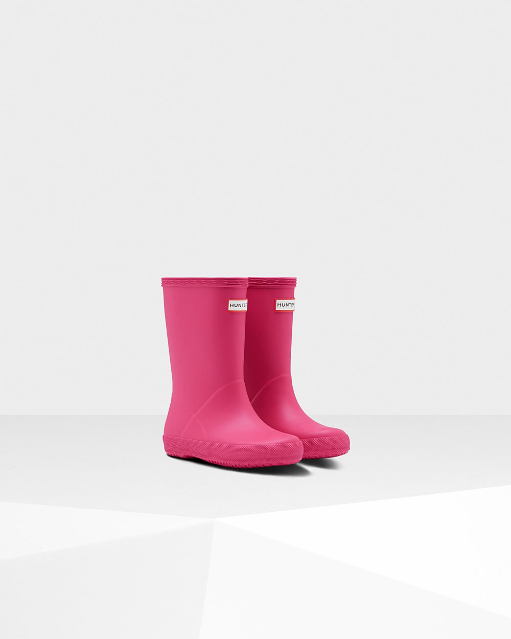 Hunter Original First Classic Rain Boots - Clearance Kids Light Pink - VRFCGH472